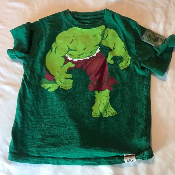 Tops | Gap Kids Marvel Hulk Tee | Poshmark